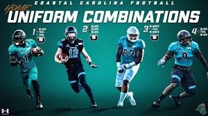 Coastal Carolina Football Uniforms